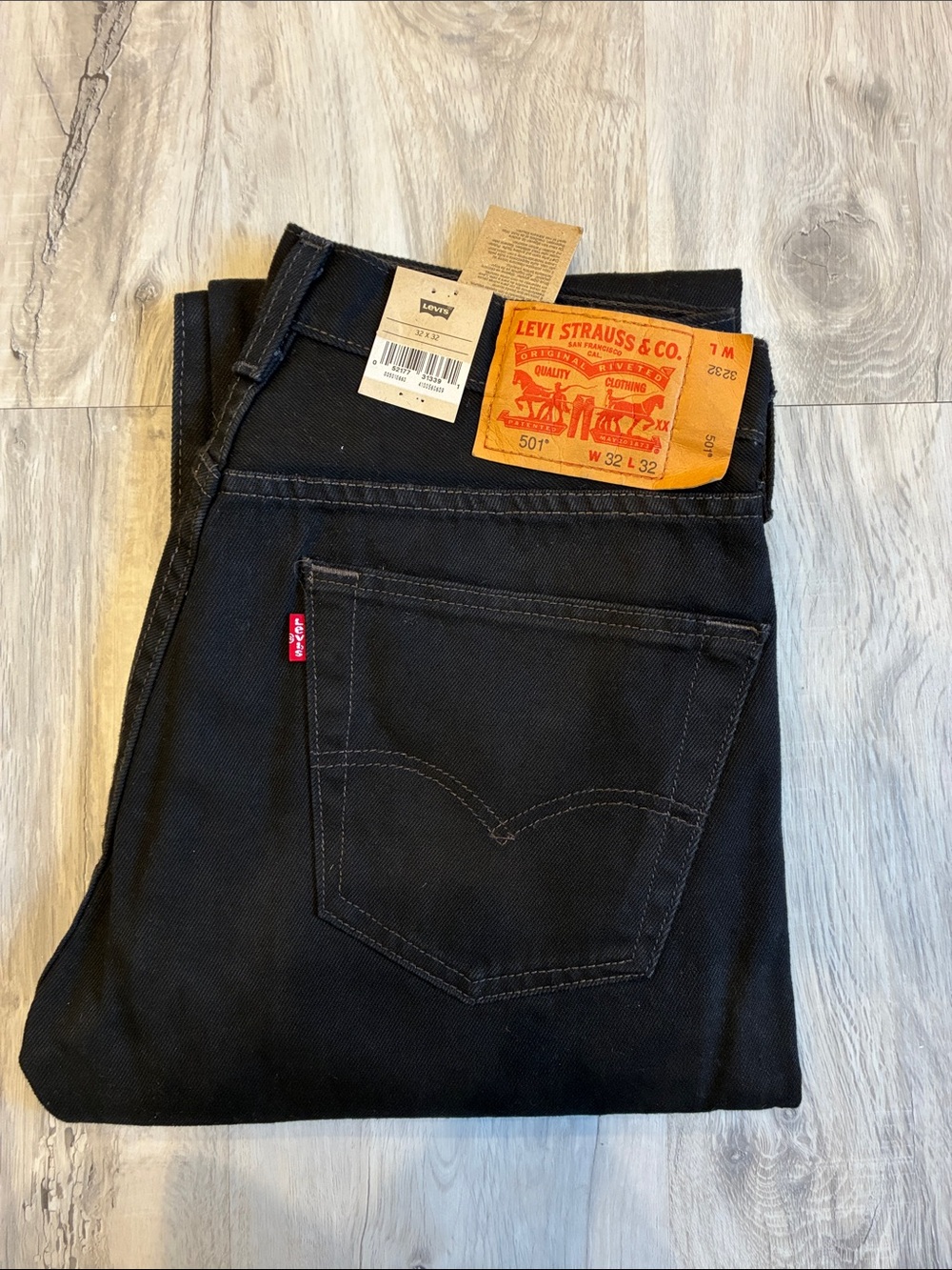 Levi's 501 Men's Straight Jeans Black
